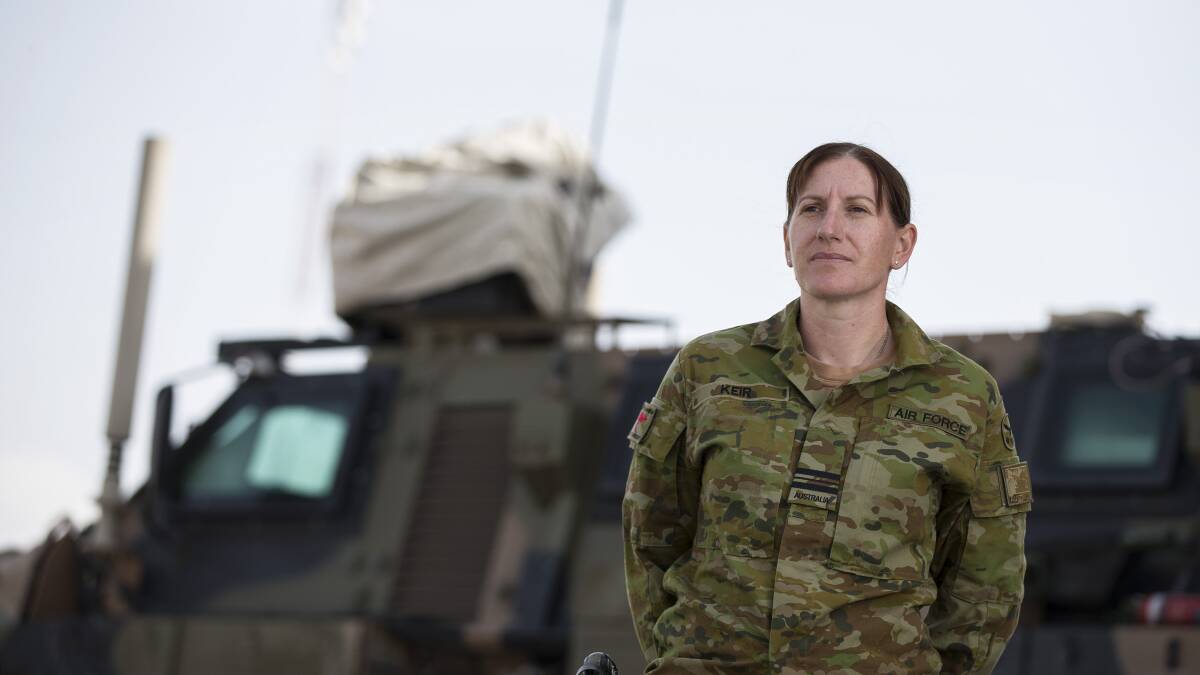 ON DEPLOYMENT: Royal Australian Air Force officer Squadron Leader Melanie Keir will have her name engraved on a plaque on the Cudal war memorial that will be dedicated on Anzac Day to those who served in modern conflicts. She will be serving in Afghanistan during the unveiling. Photo: SUPPLIED