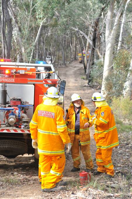 Rural Fire Service volunteers have been called to attend three fires near Orange on Friday and Saturday. FILE PHOTO