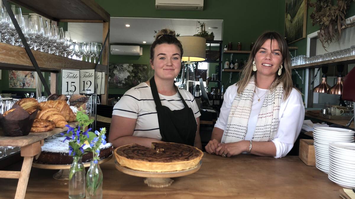 CLOSER TO HOME: Apprentice baker Gabrielle Thompson and Willa Arantz from Racine Restaurant and Bakery. Photo: SUPPLIED