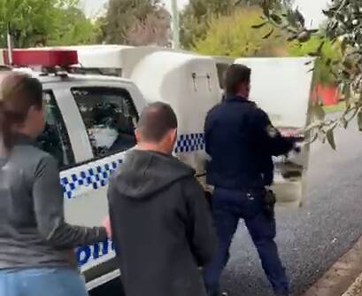 ARREST: A man was arrested in Orange on Thursday in relation to the shooting murder of senior Bandidos outlaw motorcycle gang member Shane De Britt. Photo: NSW POLICE