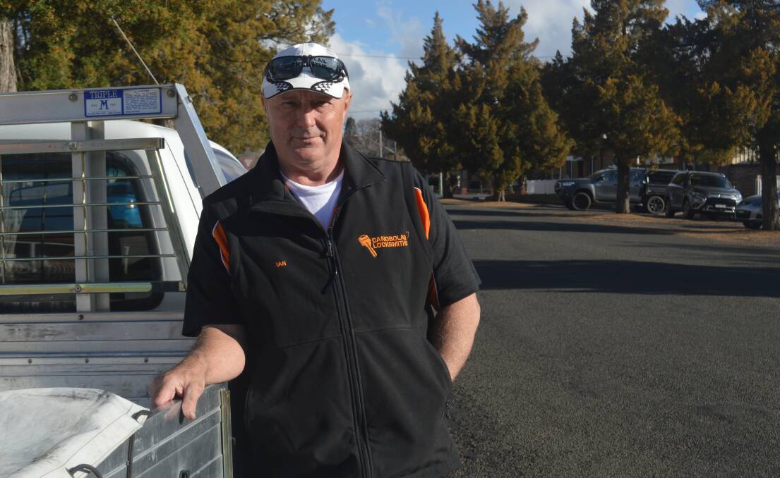 HIGH PRAISE: Locksmith Ian Stapleton is grateful to the award-winning staff at Orange Hospital who responded quickly with treatment after he suffered a stroke in March. Photo: SUPPLIED