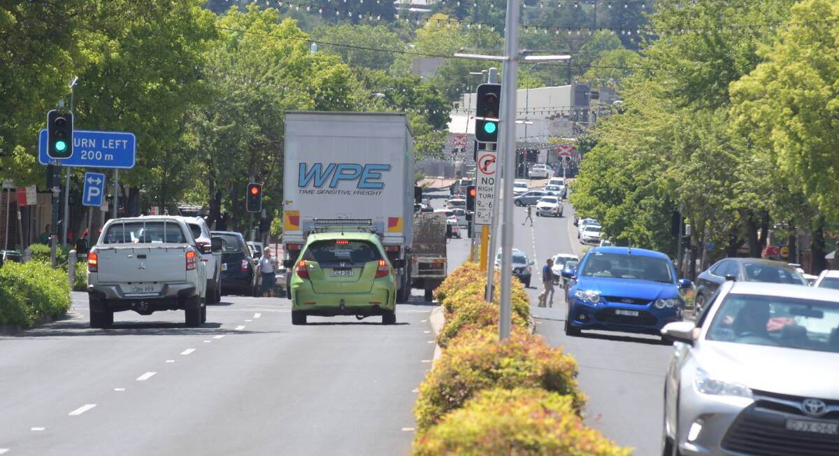 CALLING FOR FEEDBACK: Orange City council is seeking feedback about whether the speed limit should be reduced in the city's CBD to 40km/h. Photo: JUDE KEOGH