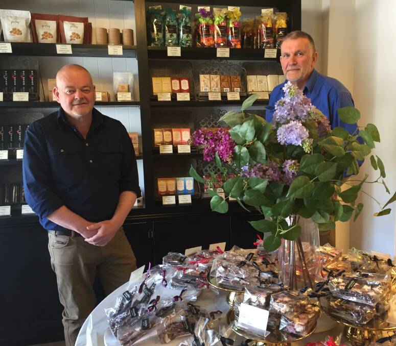 SWEET SHOP: Canobolas Chocolate owners Matt Brooster and Ross Hipwell have opened.