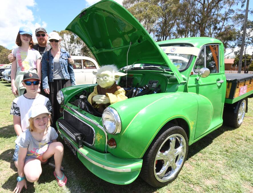Classic car, motorbike and truck fans gathered at Jack Brabham Park. Photos: JUDE KEOGH