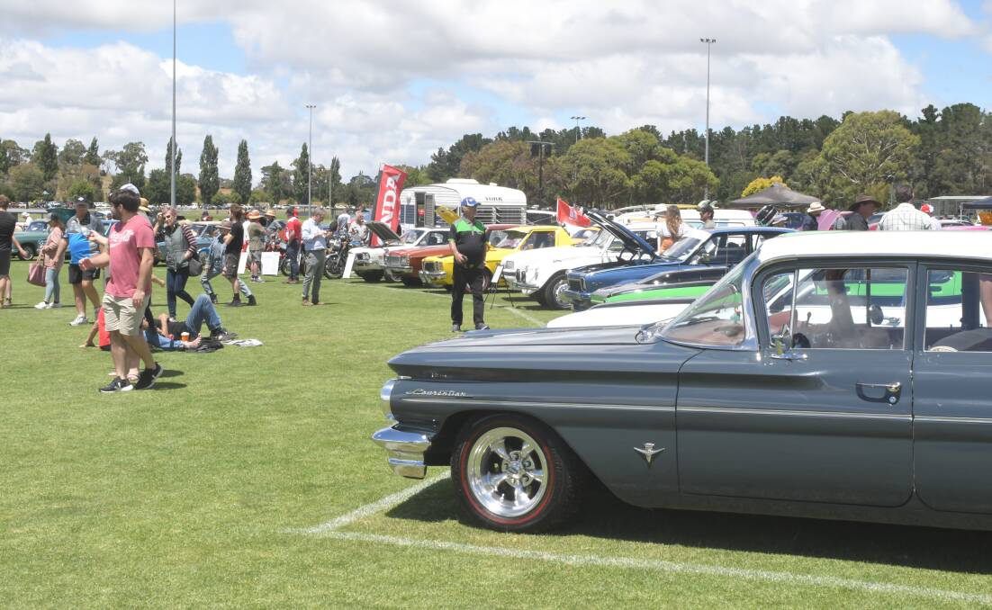 VARIETY: Between 500 and 600 vehicles and thousands of people attended the 2022 Gnoo Blas Classic Car, Bike and Truck show on Saturday. Photo: JUDE KEOGH