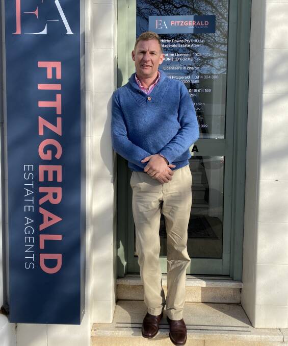 EXPANSION: Fitzgerald Estate Agents rural sales specialist Scott Petersen is opening a Molong branch.