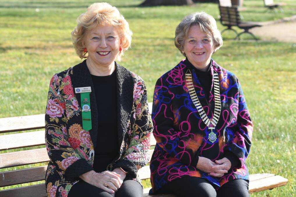 NATIONAL LEADERSHIP: Inner Wheel Australia secretary Maria Bargwanna and president Elizabeth Tooke. Photo: SUPPLIED