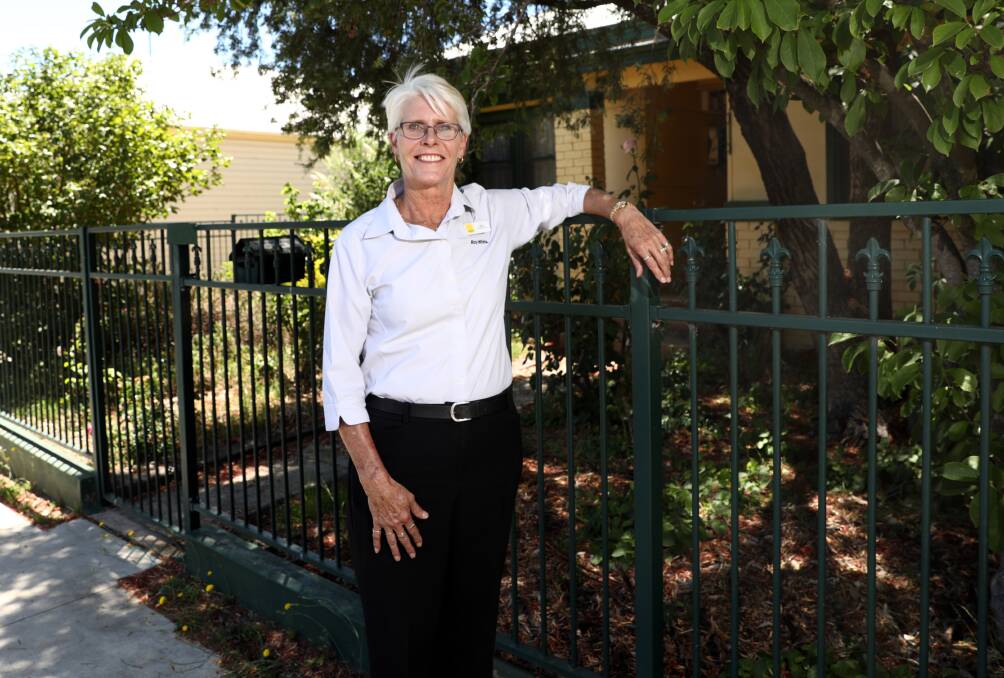 SOLD: Ray White principal Libby Seaman, in front of an Orange property that has recently sold, says the Christmas and new year period has been busy with people looking for homes to rent or buy. Photo: ANDREW MURRAY