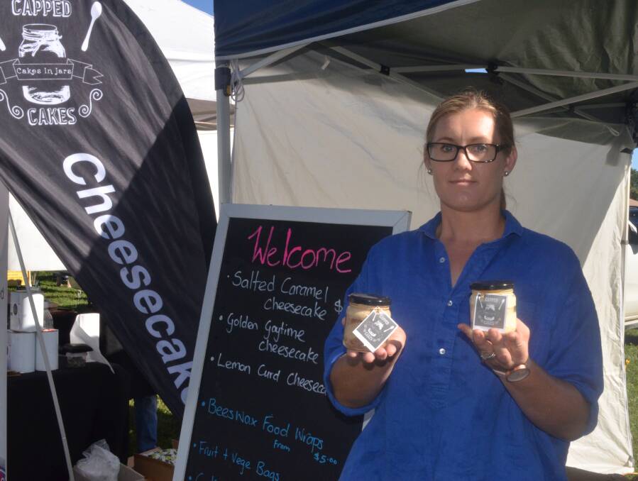 NEW TALENT: Capped Cakes owner Nadia Murray has been selling out at the Orange Farmers Markets since she started attending late last year.