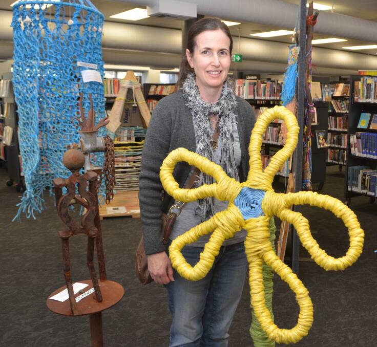 Waste to Art exhibition recycles baling twine from drought, Central  Western Daily