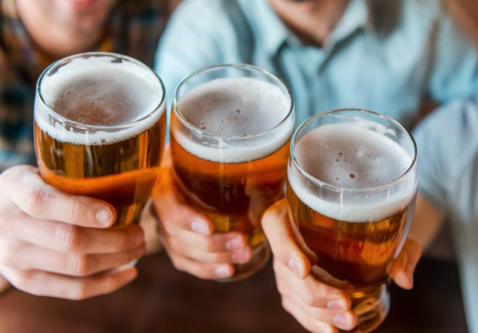 MORNING AFTER: A man had less reason to smile when police breath tested the morning after his farewell drinks. File photo: SHUTTERSTOCK