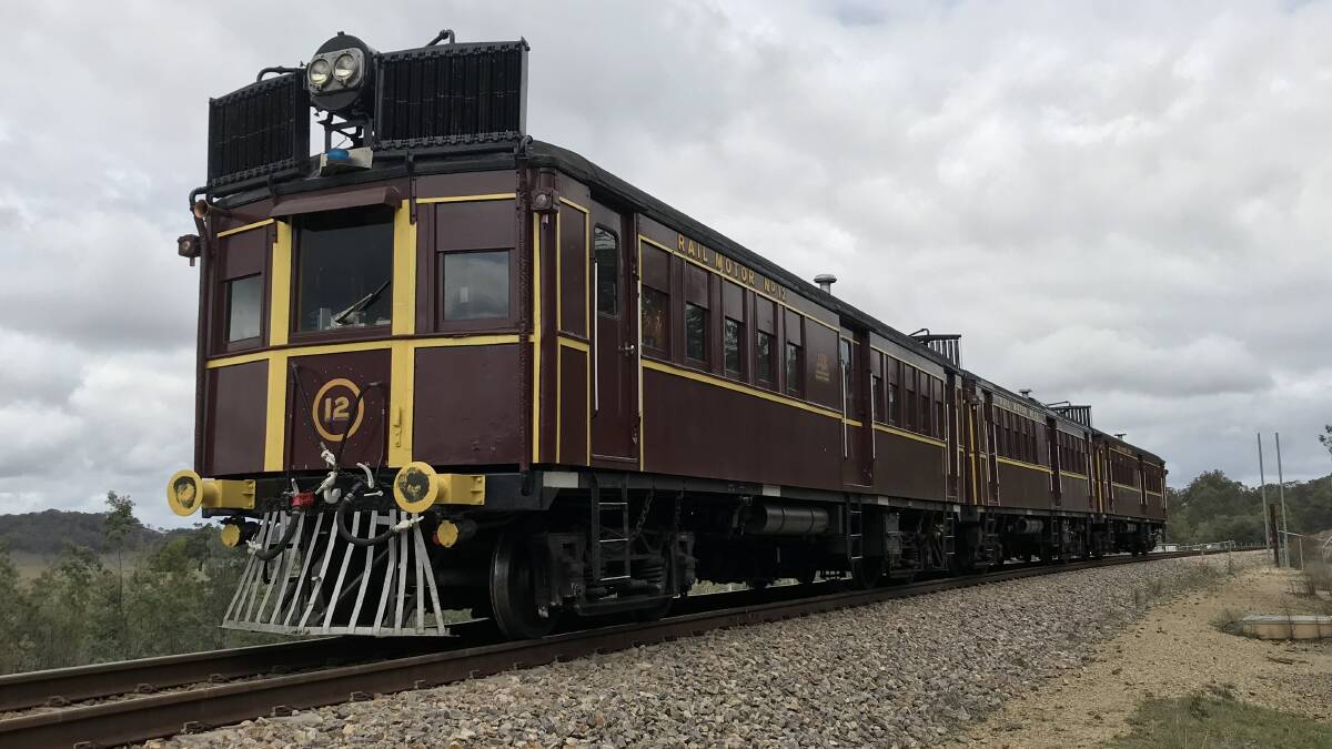 BACK IN TIME: Lachlan Valley Railway will run shuttle rides from Orange to Molong and Stuart Town on Saturday and to Tarana and Wallerawang on Sunday. Photo: SUPPLIED