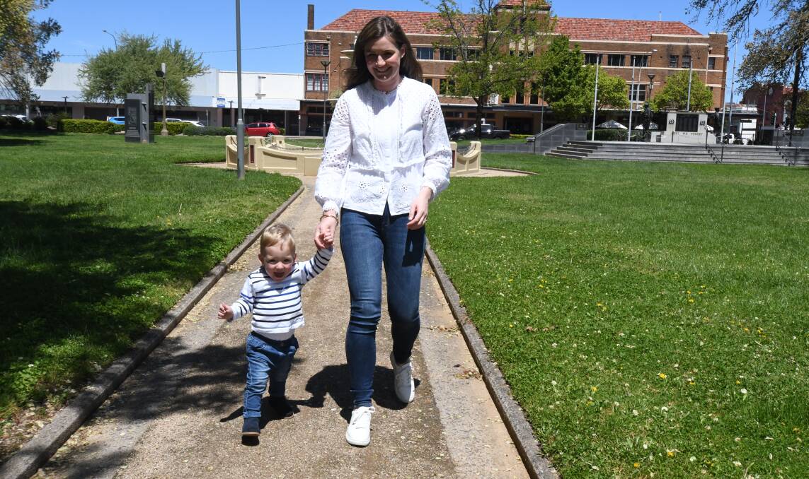 STEPPING OUT: Arkie Marr with mother Rosie Pritchard will participate in the Walk for Prems on Sunday to raise funds for Life's Little Treasures Foundation. Photo: CARLA FREEDMAN
