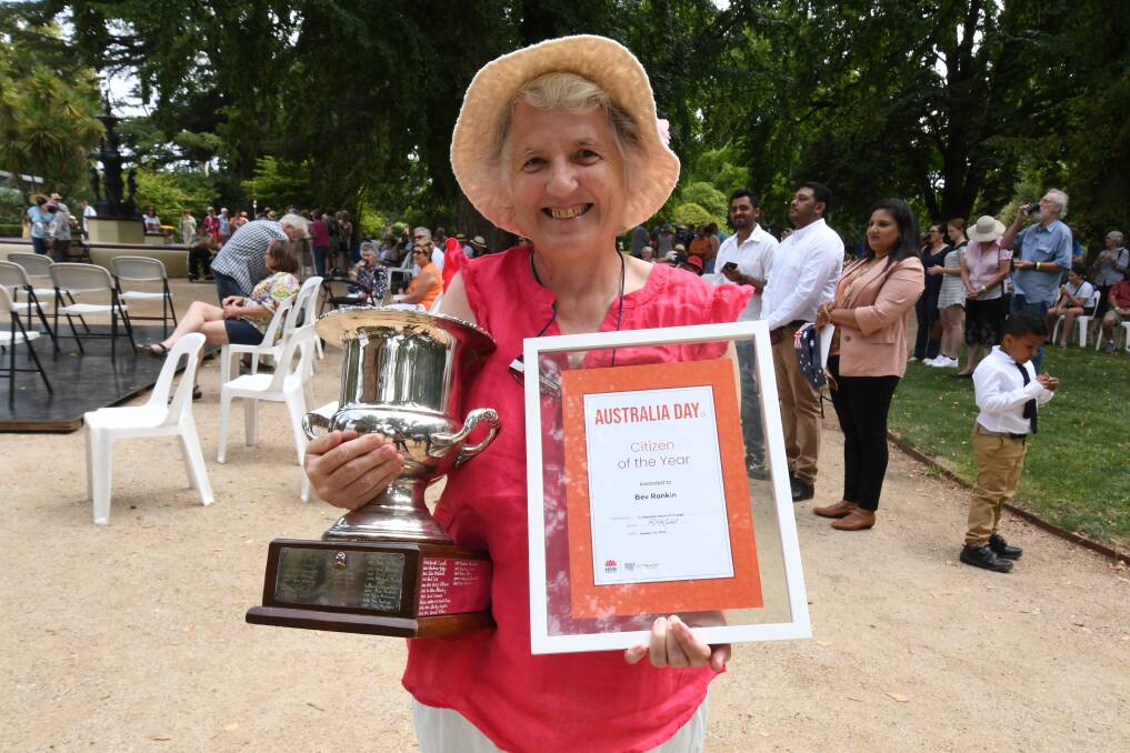 SELFLESS SERVICE: The 2021 Citizen of the Year was Bev Rankin for her contribution to the Orange community. PHOTO: JUDE KEOGH
