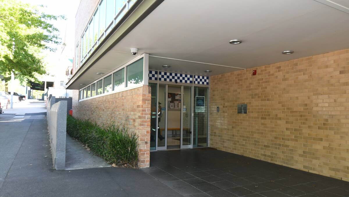 FINED AND CONVICTED: Police grabbed a man from behind and arrested him in the foyer of Orange Police Station after he attempted to headbutt and assault a man he had followed into the foyer. FILE PHOTO 