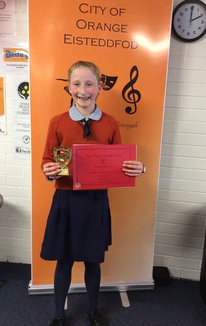 HIGH ACHIEVER: Grace Simpson won a $500 12 years and under Junior Woodwind Scholarship. Photo: SUPPLIED 