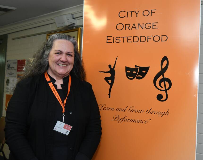 HAPPY TO HELP: Susan Slattery volunteered throughout the City of Orange Eisteddfod which finished last week. Photo: JUDE KEOGH