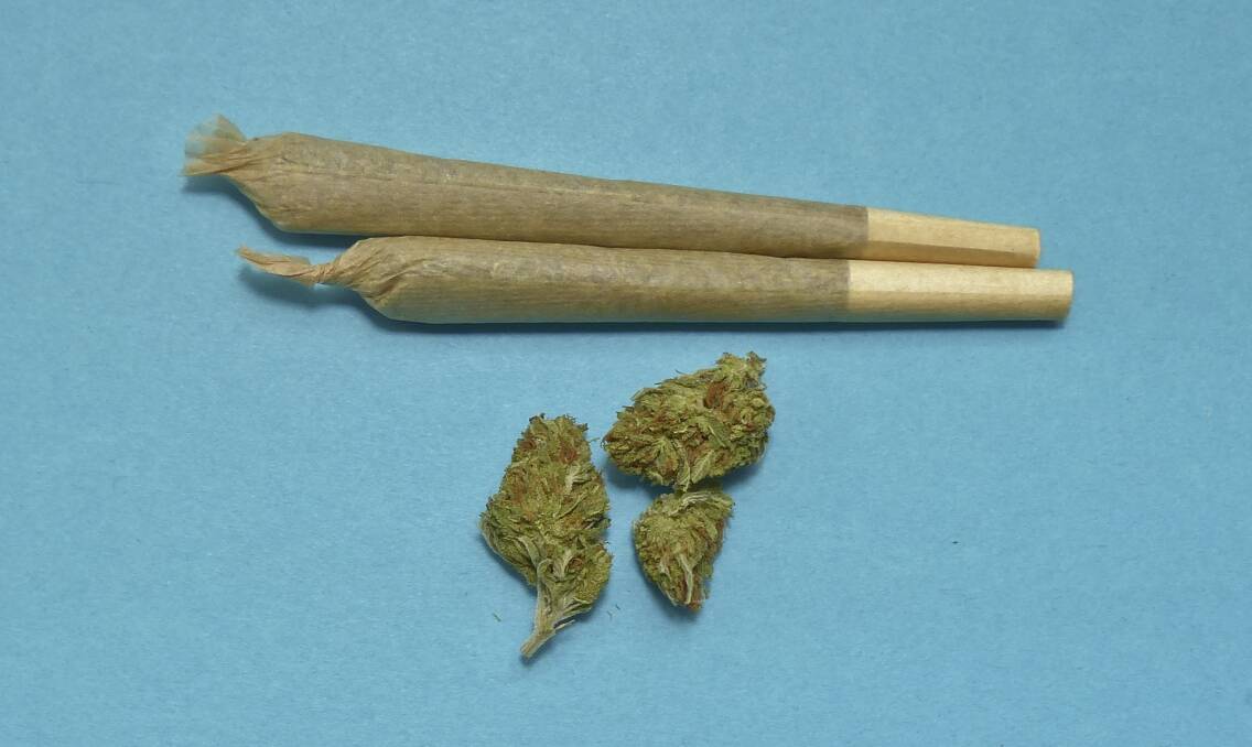 DRUG POSSESSION: A man has been fined for possession of a small amount of cannabis. FILE PHOTO