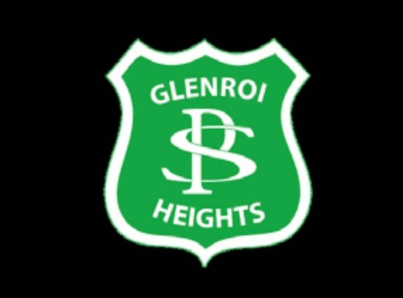RETIRED: The old-fashioned Glenroi Heights Public School logo (left) has been upgraded with a more modern design. Photo: SUPPLIED.