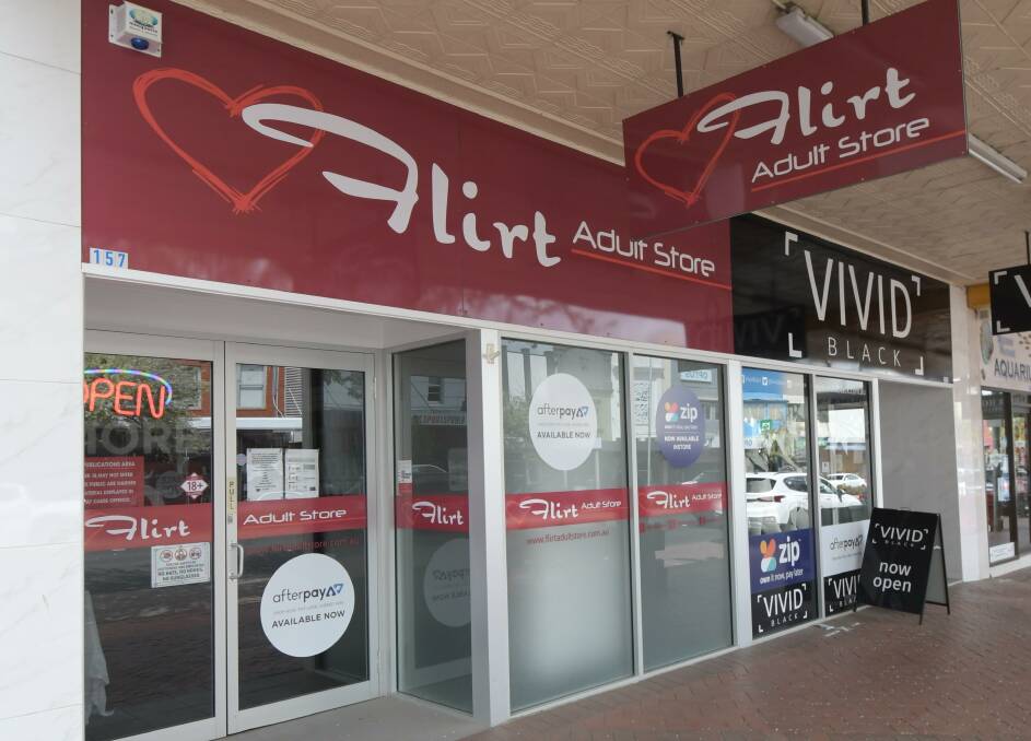 ZERO TOLERANCE: Flirt Adult Store will call the police on any alleged thieves, and post about it on Facebook. Photo: CARLA FREEDMAN.