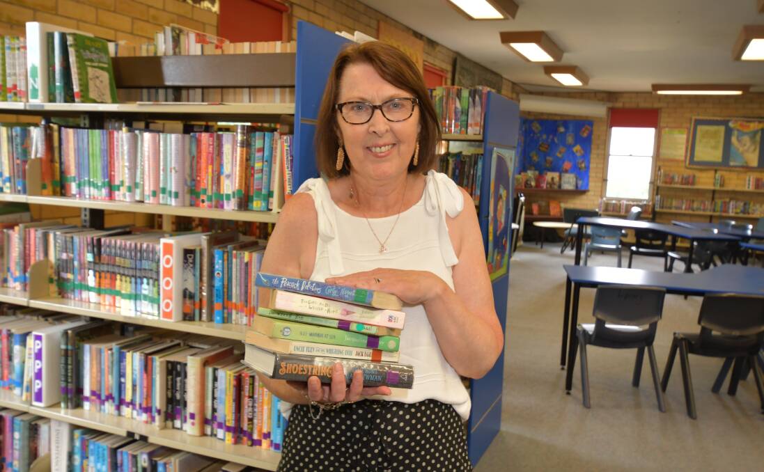 RIGHT TIME: Retiring librarian Debbie Smith was hugely popular with the students at Orange Public School. Photo: JUDE KEOGH.