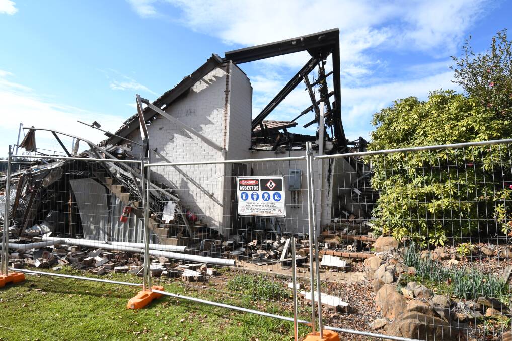 REBUILD: The aftermath of the blaze that engulfed Wentworth Golf Club in 2019. Photo: CARLA FREEDMAN.