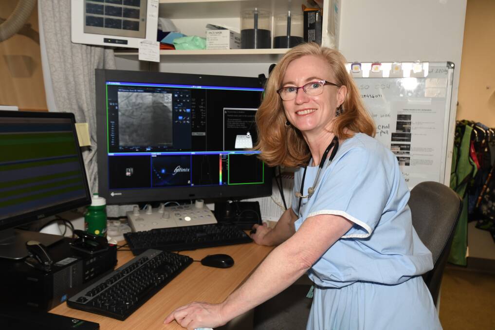HEART AT WORK: Cardiologist Dr Ruth Arnold at Orange Health Service on Monday afternoon. Photo: CARLA FREEDMAN.