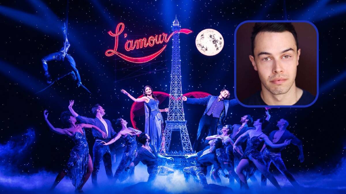 OPPORTUNITY: The Broadway cast of Moulin Rouge! The Musical and (inset) Jarrod Draper. Photos: SUPPLIED.