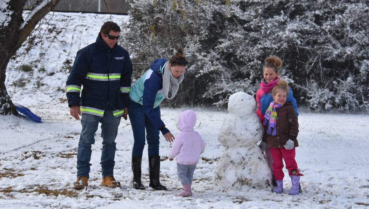 SNOW TIME: There's a big chance we'll see plenty of families out making snowmen this weekend, if predictions of snow as low as 700m are correct. 