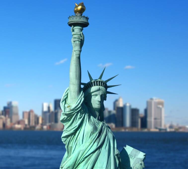 Statue of Liberty was a gift from the French to American people in 1886 and has been the symbol of the freedom of the USA to immigrants for over 100 years.