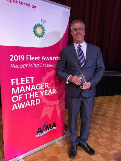 BIG BUCKS: The senior manager of Integrated Fleet Services John Barlow saved the Department of Industry $1 million. Photo: SUPPLIED.