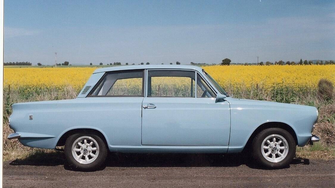 GOOD TIMES: Denis Gregory's 1965 Cortina was his pride and joy.