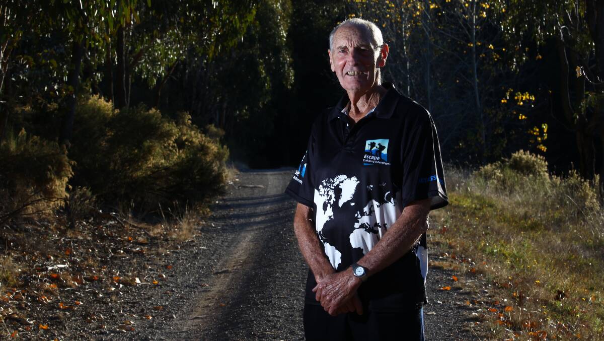 TOUGH ASK: Hedley Taylor says he found walking the Kokoda Track a testing challenge but ultimately extremely satisfying. Photo: PHIL BLATCH0618pbtrack4