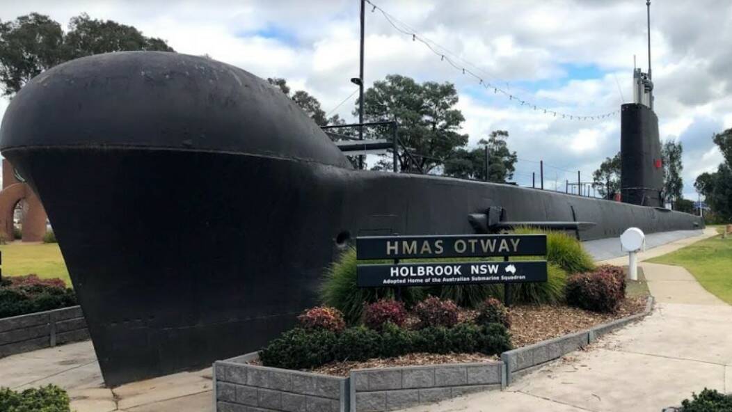 OBSOLETE: The HMAS Otway concreted to the main street in Holbrook is a tourist attraction. It's about as obsolete as the French subs the Feds cancelled.