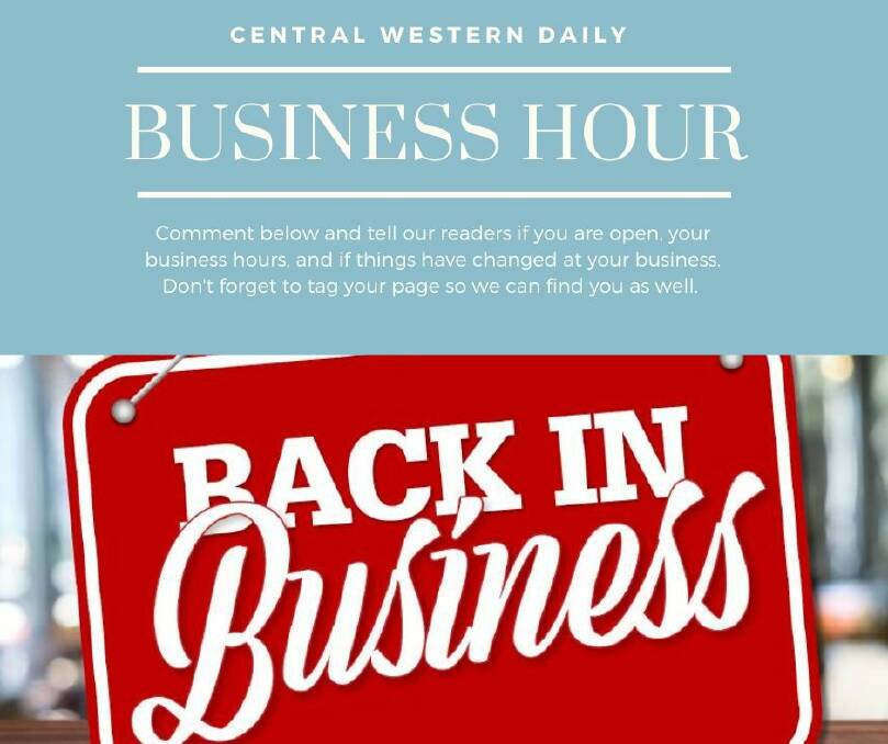TONIGHT'S THE NIGHT: From 6pm-7pm tonight we invite local businesses to leave a post on our page letting our readers know that they are open for business.