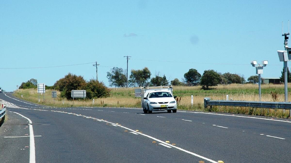 WATCH OUT: The State Government is likely to turn on these point-to-point average speed cameras to detect cars as well as trucks. Photo: SUPPLIED.