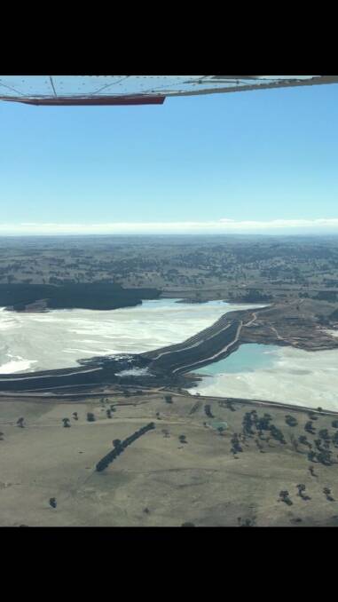 DAM: Emergency services are on site at Cadia. Photo: SUPPLIED.