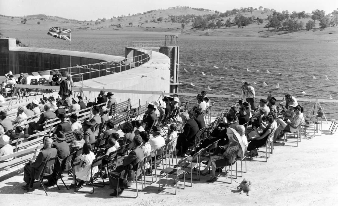 OPEN SESEME: The official opening of the new Suma Park Dam on November 24, 1962, was an exciting day for guests of council.