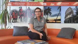 HELPING HAND: Caroline Sage from Panorama Travel said the one-off government payments are great news for the travel industry. Photo: ANDREW LOTHERINGTON.