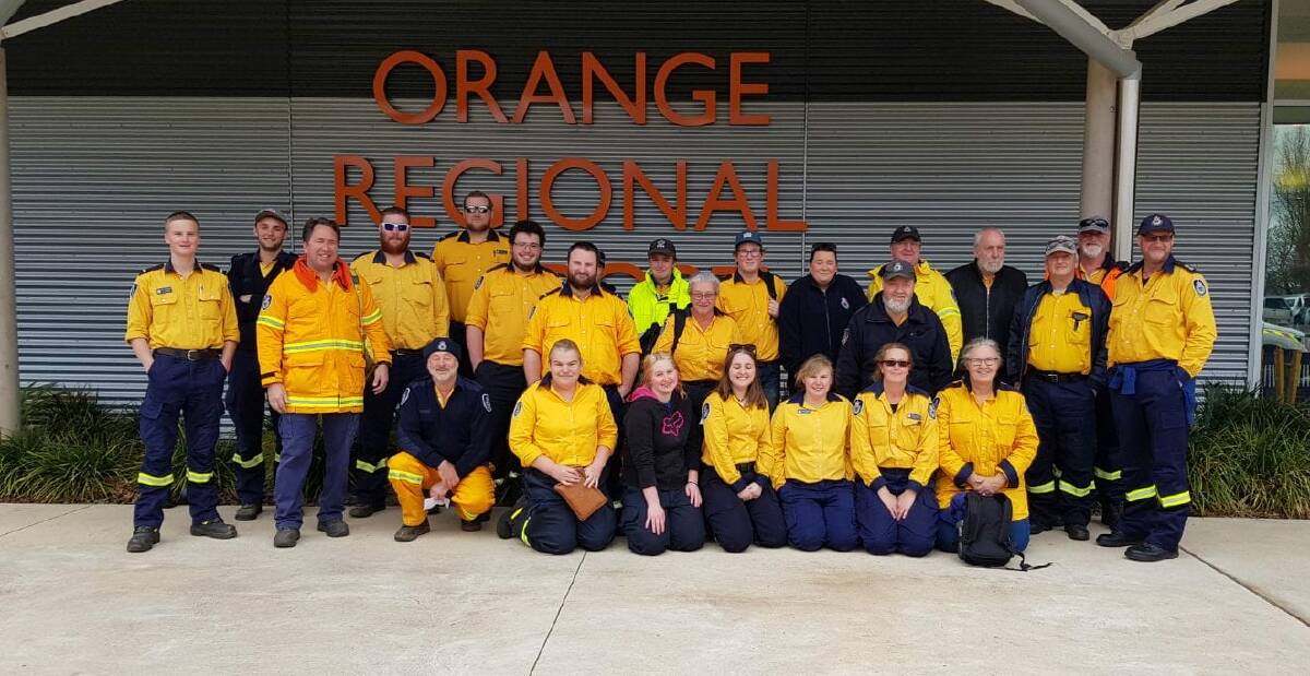 FIRE SQUAD: Strike team RW19-01 is made up men and women from the Canobolas Zone, South West Slopes Zone and Mid Lachlan Valley Team.