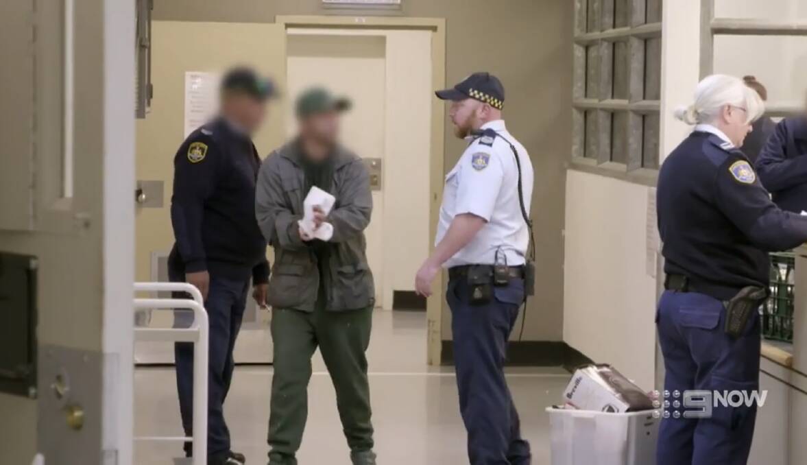 DESPERATE MEASURES: In the first episode one inmate from Wellington tells officers he's swallowed a razorblade in an attempt to avoid being transferred to another prison. Photo: NINE NOW