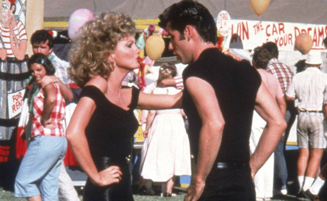 Tell me about it, stud: Olivia Newton-John and John Travolta in Grease. Picture: Supplied