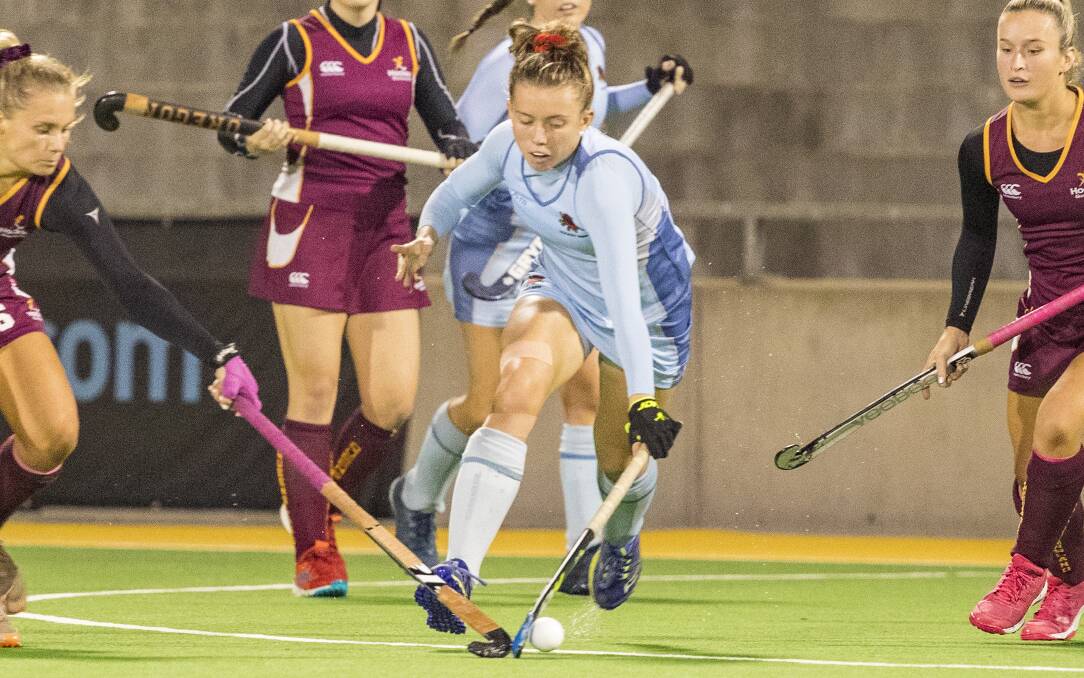 BIG FINISH: Eva Reith-Snare and her NSW Blues went winless through the pool stage, before finishing the national titles with a flourish. Photo: CLICK INFOCUS