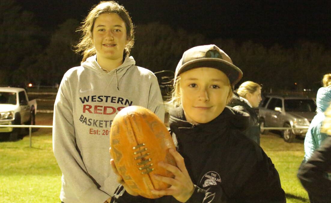 TAKING STRIDES: Willow Smith and Maddie Dittmar are two of the Tigers' contingent named to represent Central West's youth girls' side on Saturday. Photo: MAX STAINKAMPH
