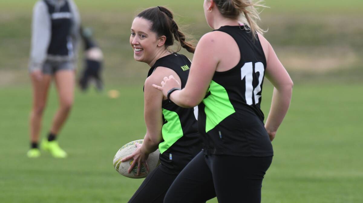 THE CHALLENGERS: Kim Thompson's MBC side has won through to the women's division five decider, where they'll face the Kensington Vixens. Photo: JUDE KEOGH