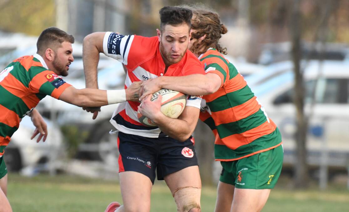 WINGING IT: Garrizo Gonzalo and his Cowra Eagles should finish third, but there is the real danger they drop their last three games. Photo: CARLA FREEDMAN