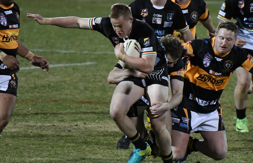 BIG LOSS: Workhorse prop Luke Bain won't be available for the under-18 decider, as he's been named in Panthers' premier league side. Photo: CHRIS SEABROOK