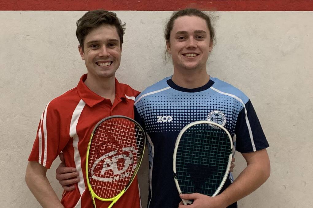 BATTLE OF THE BROTHERS: Lindsay and Morgan Mahlo faced off in an epic battle of the siblings on Wednesday. Photo: GEORGE ELEFTHERIOU