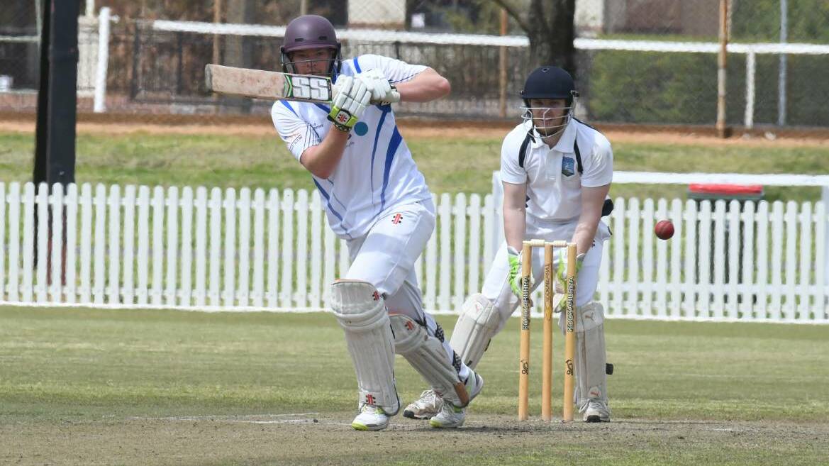 BACK IN ACTION: Western Zone gun Matt Corben, pictured on his way to 92 against the Blue Mountains, returns to Orange's side this weekend. Photo: CARLA FREEDMAN