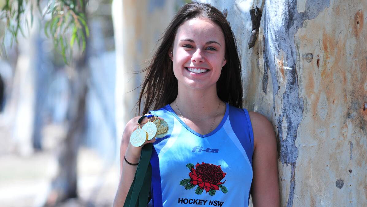 GOLDEN GIRL: Orange product Rachel Divall helped NSW's opens win gold on Sunday, she's looking for another this week in the under 21s. 